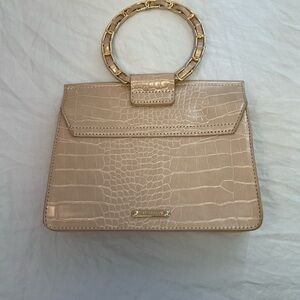Like Dreams Women’s Cream Purse Gold Accents